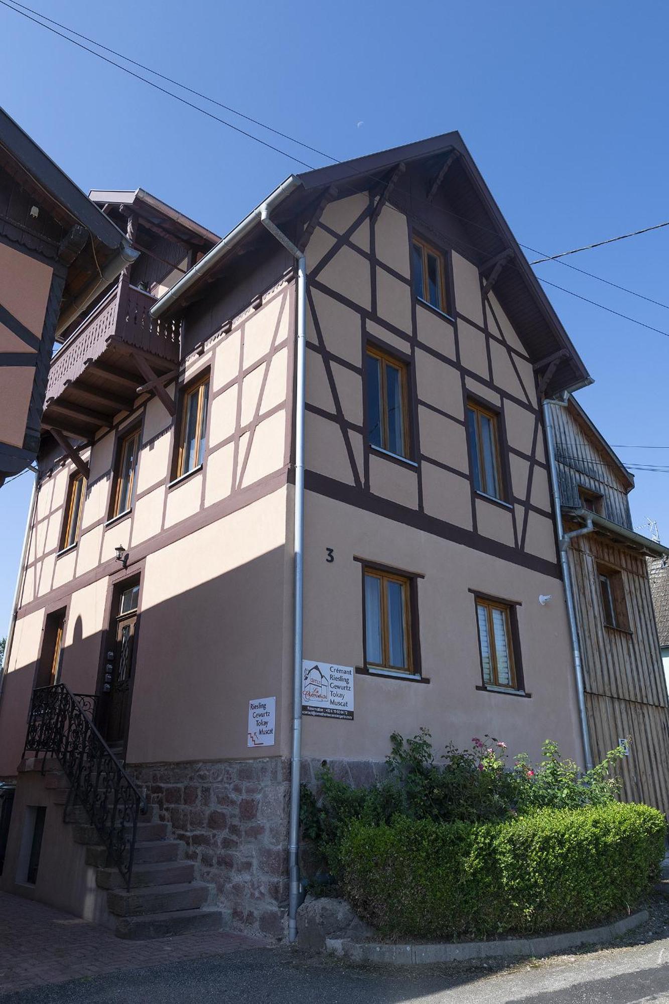 Ferienwohnung Riesling - Vue Imprenable Sur Le Vignoble - Renove Recemment - Parking Gratuit Riquewihr Exterior foto