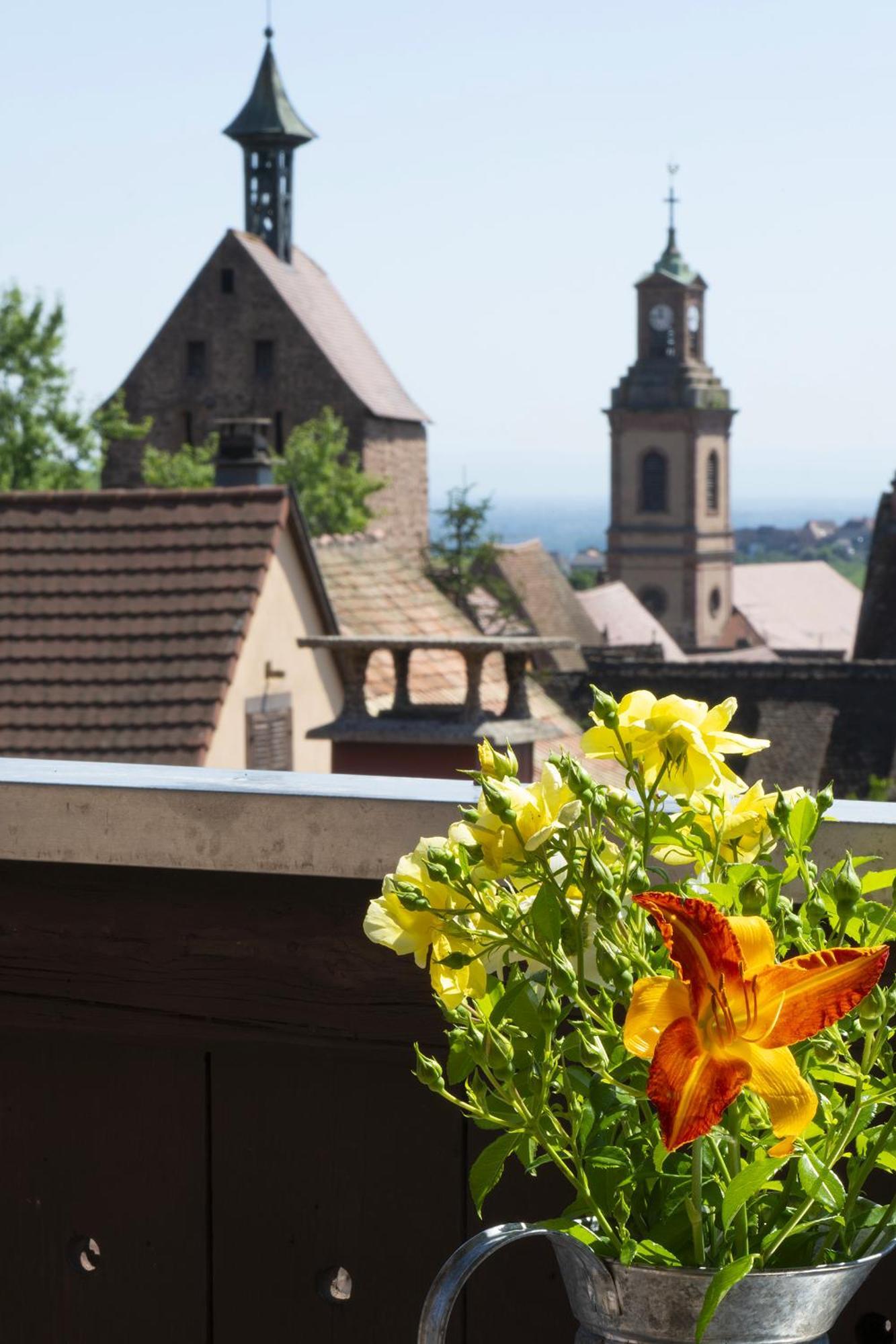 Ferienwohnung Riesling - Vue Imprenable Sur Le Vignoble - Renove Recemment - Parking Gratuit Riquewihr Exterior foto