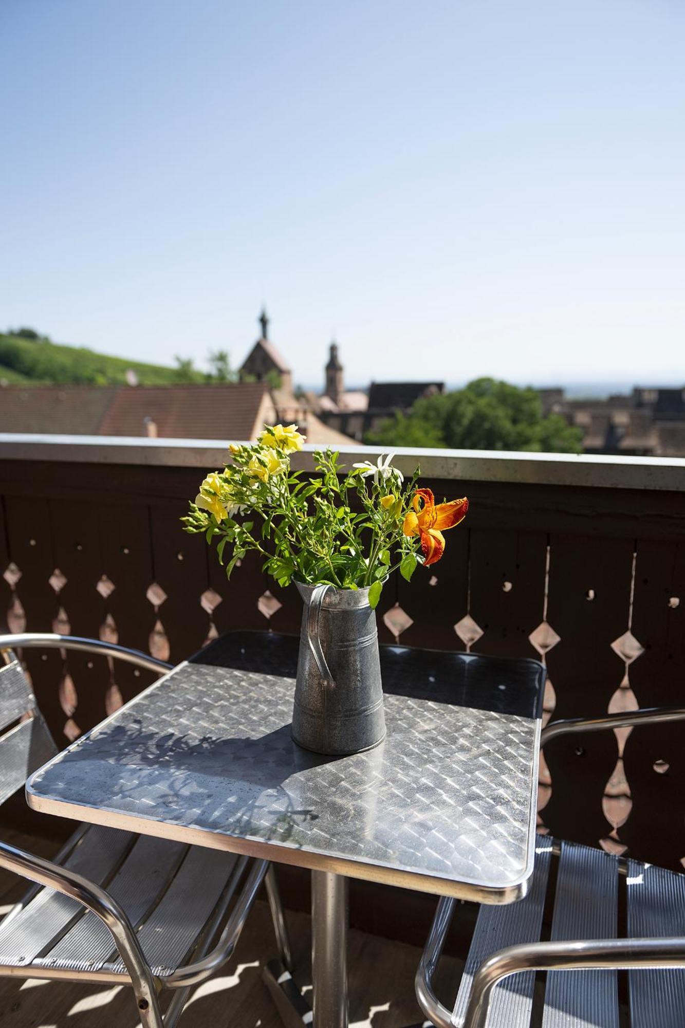 Ferienwohnung Riesling - Vue Imprenable Sur Le Vignoble - Renove Recemment - Parking Gratuit Riquewihr Exterior foto
